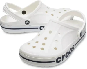 Crocs Bayaband Comfort Clogs – Pure White | Lightweight Casual Slip-On