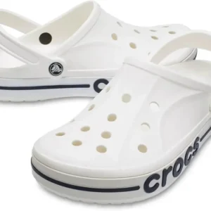 Crocs Bayaband Comfort Clogs – Pure White | Lightweight Casual Slip-On