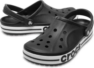 Crocs Bayaband Comfort Clogs – Solid Black | Lightweight Casual Slip-On