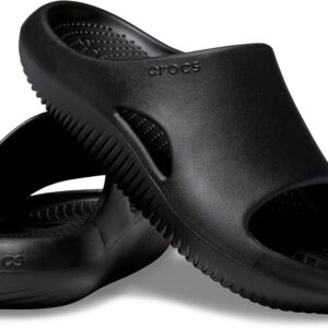 Men Recovery Slides Black | Ultra Soft Comfort Daily Wear
