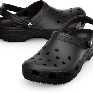 Crocs Classic Comfort Clogs – Jet Black