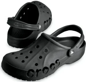 Crocs Baya Comfort Clogs – Black | Lightweight Casual Slip-On