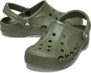 Crocs Baya Comfort Clogs – Army Green